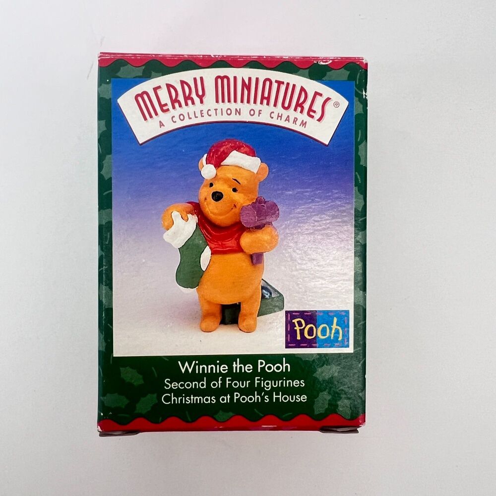 1999 Hallmark Merry Miniatures collection Ornaments. WINNIE THE POOH
